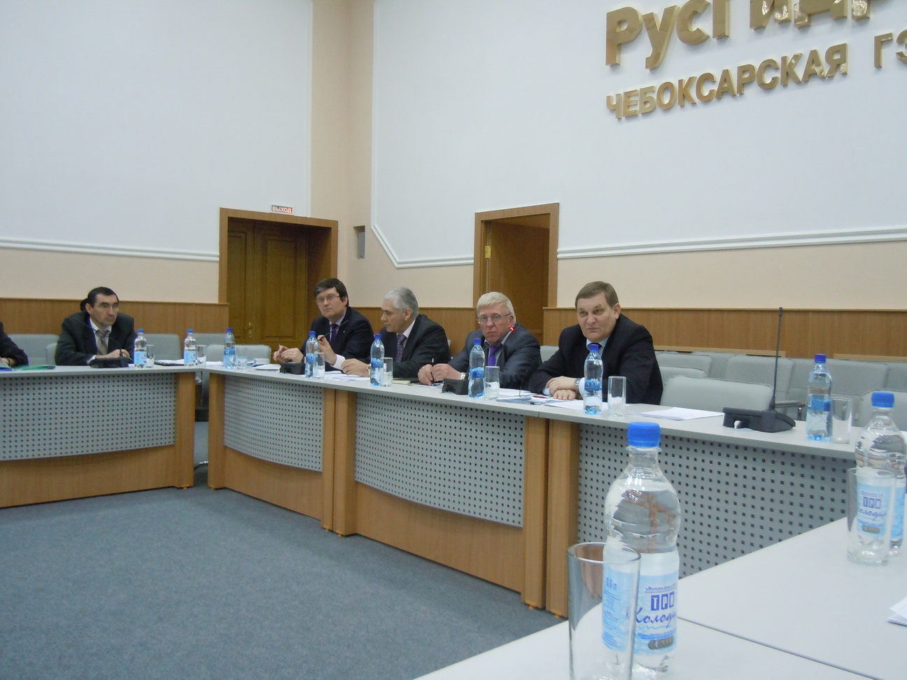 И.о. министра природных ресурсов и экологии Чувашской Республики В. Краснов принял участие в заседании рабочей группы по завершению строительства Чебоксарского гидроузла